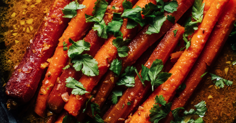 Carrots roasted with cumin and orange peel.png