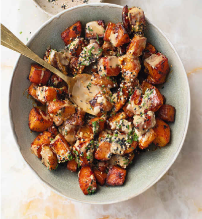Spicy roast potatoes with tahini and soy.png