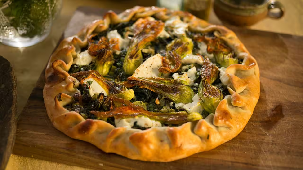 Swiss chard and herb tart with cheese.png
